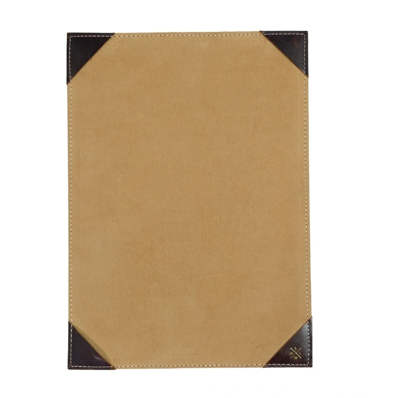 Handcrafted Leather Menu Cover with Corners