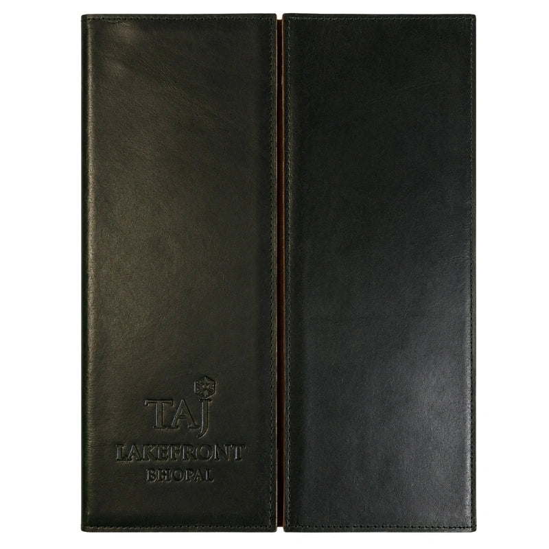Tri-Fold Leather Menu Cover