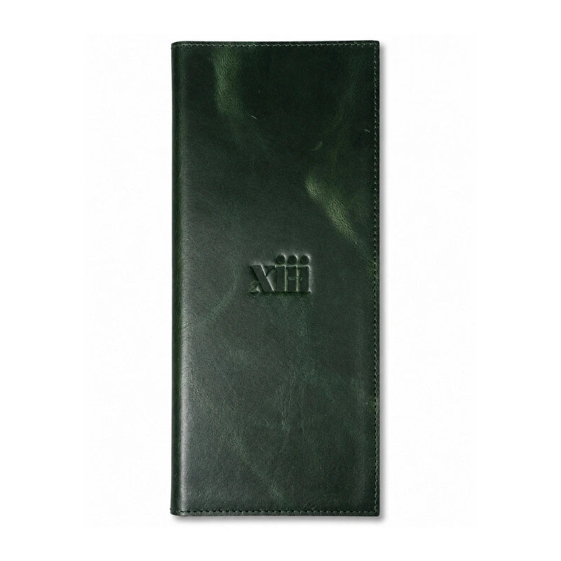 Premium Green Leather Restaurant Menu Cover