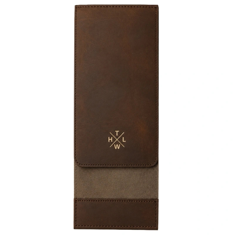 Premium Brown Leather Menu Cover