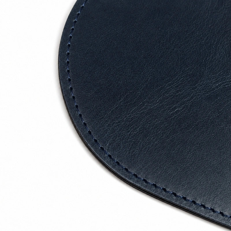 Smooth Round Leather Coasters