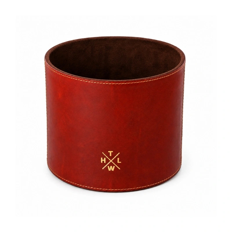 Leather Plant Pot for Indoor Plants