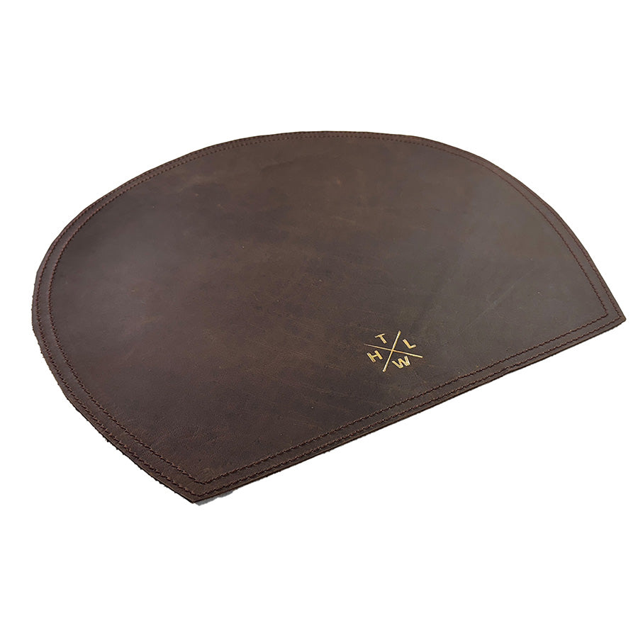 luxurious leather placemat