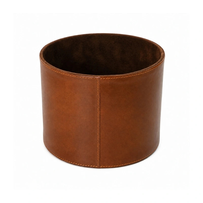 Leather Plant Pot for Indoor Plants