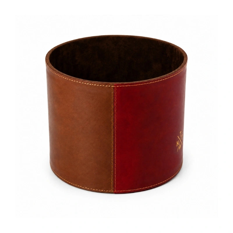 Leather Plant Pot for Indoor Plants