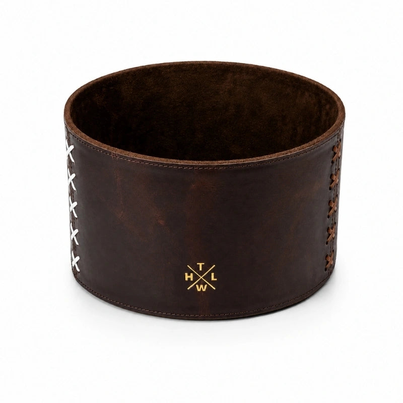 Leather Planter Pot for Home Decor