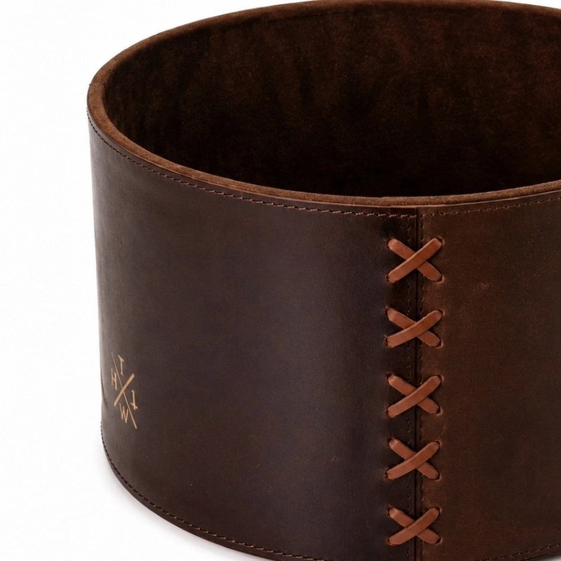 Leather Planter Pot for Home Decor