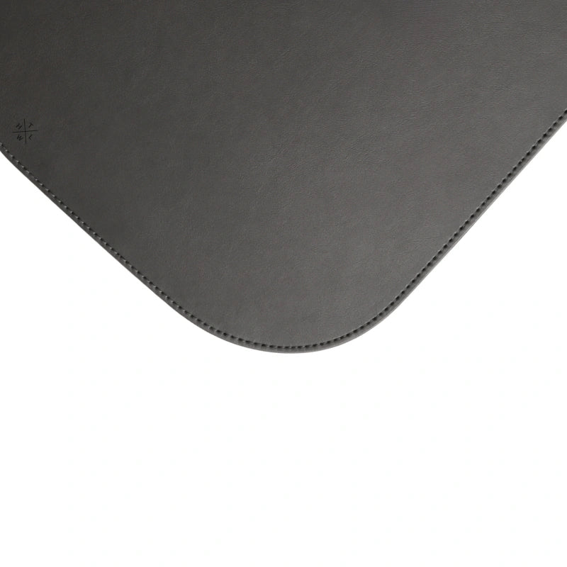 Black Leather Placemats for Table