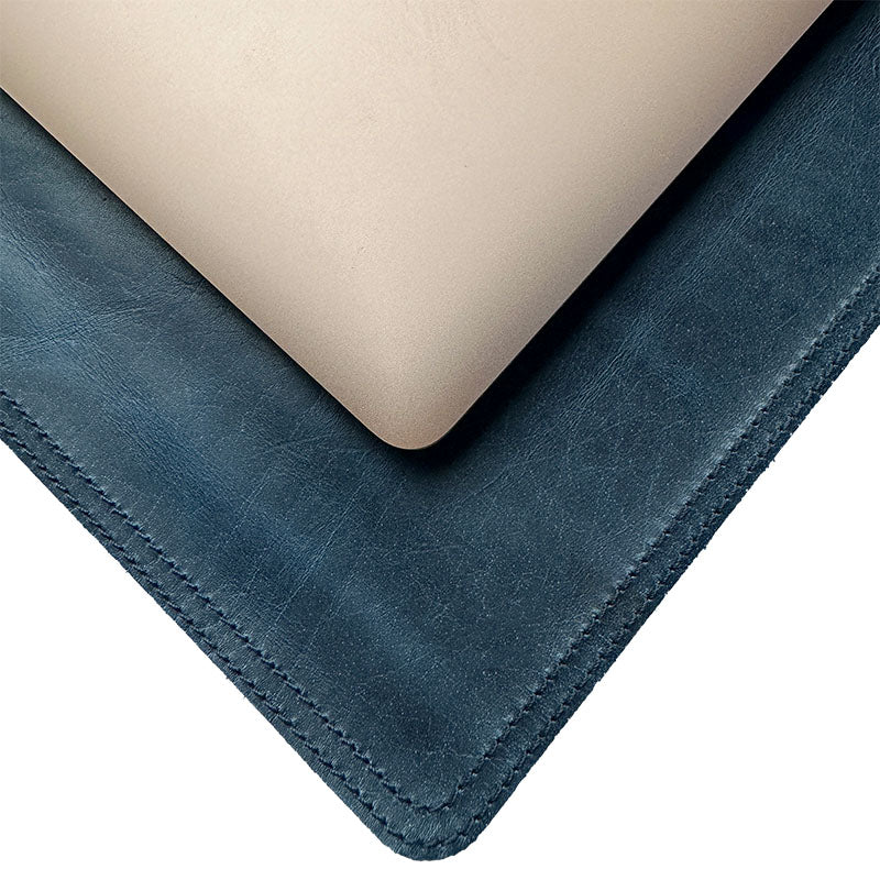 close up of leather mat