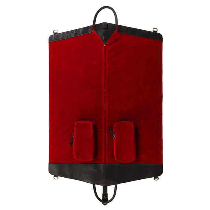 leather travel suit bag