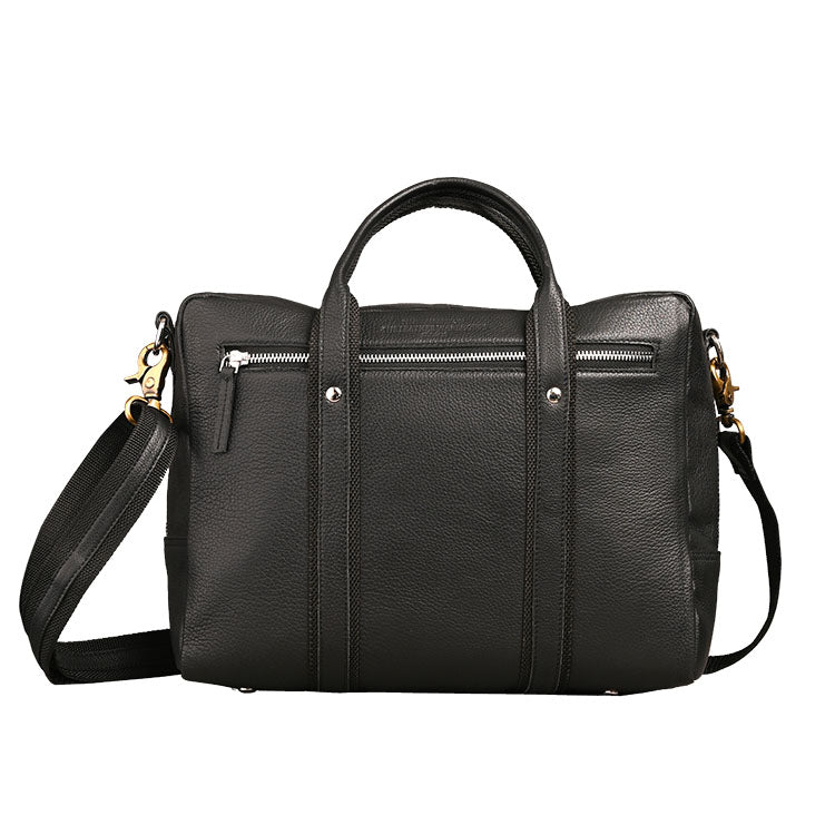 genuine leather laptop office bag