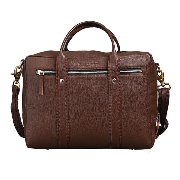 leather laptop office bag