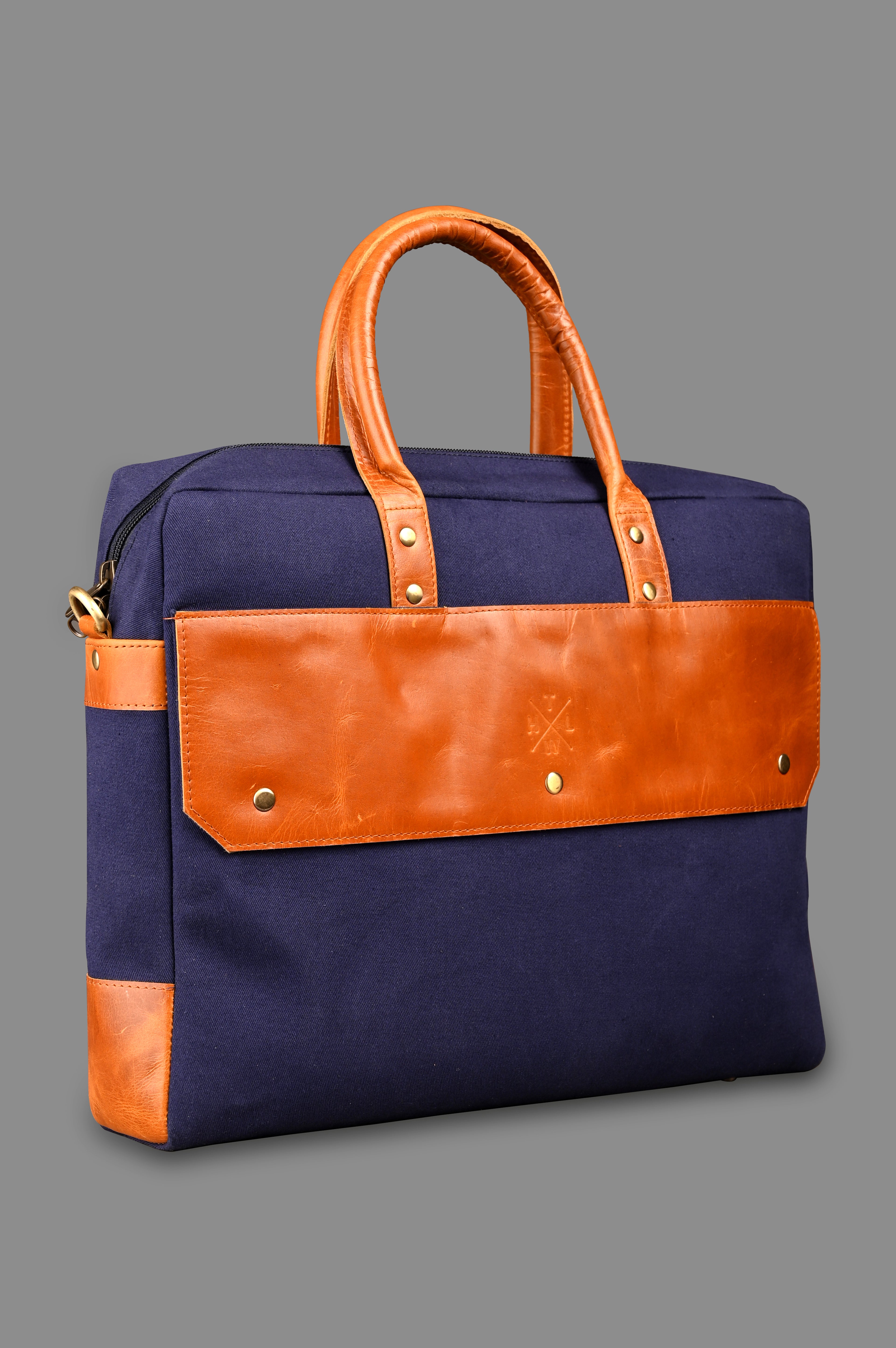 Waxed Canvas Work Bag – Canvas Laptop Bag