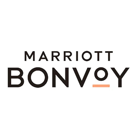 Marriott Bonvoy logo on a white background