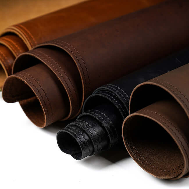 leather large desk pad collage image