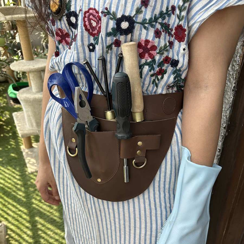 garden Ladies tool belt - Chololate Brown