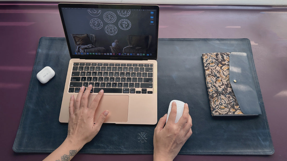 leather desk mat