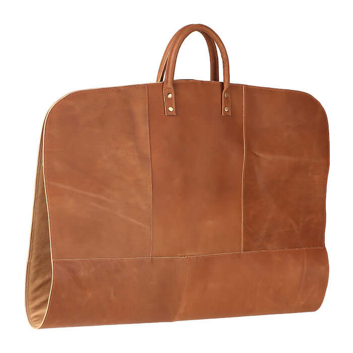 leather travel suit carrier foldable