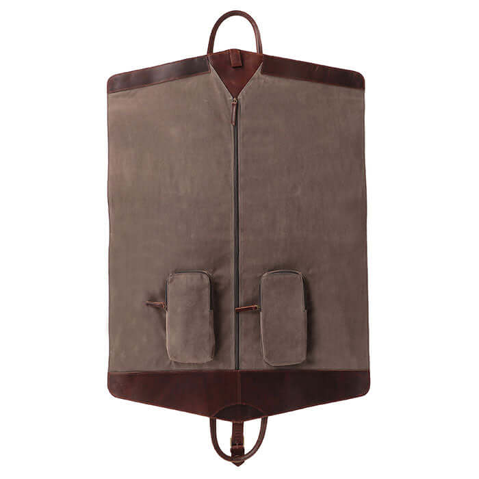 leather travel suit bag