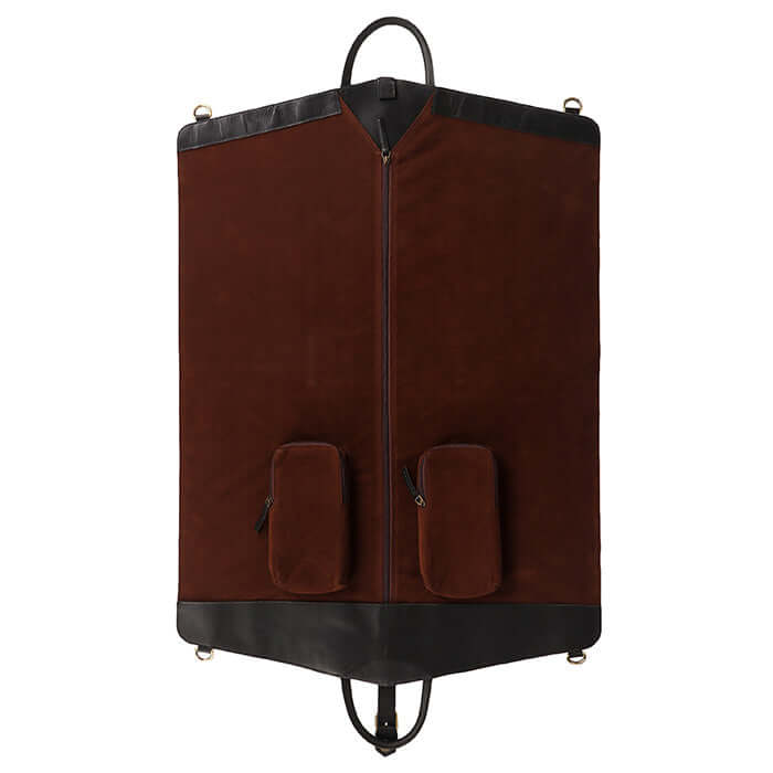 leather travel suit bag