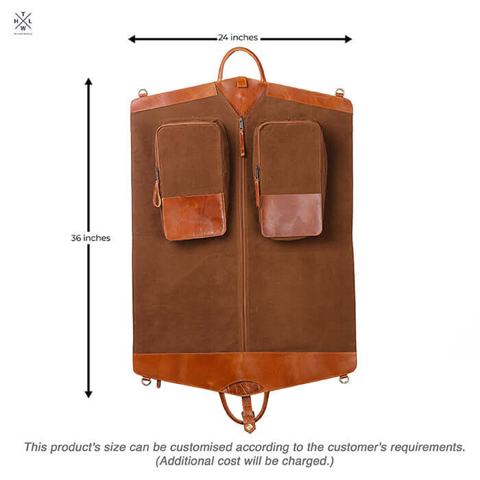 leather garment bag for travel