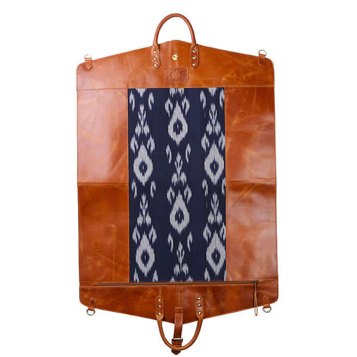 leather garment bag for travel outside