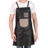 leather cooking apron with personalized