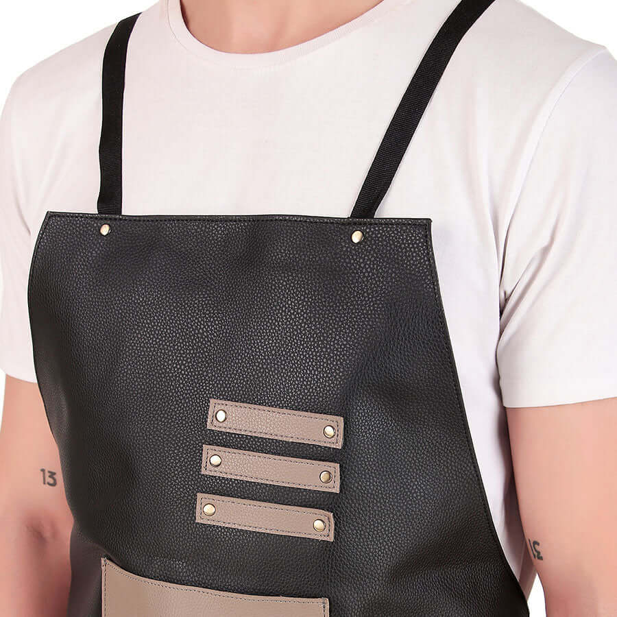 leather barbecue apron