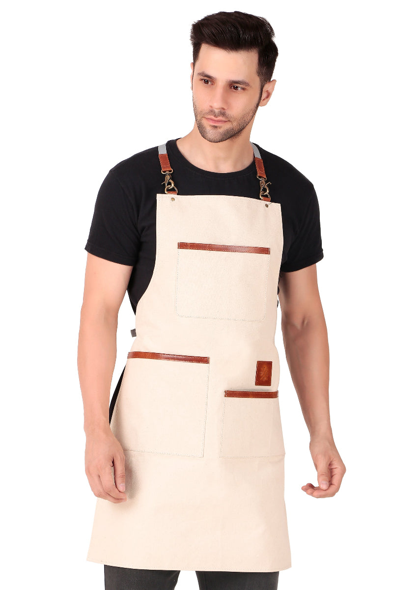 White color chef apron