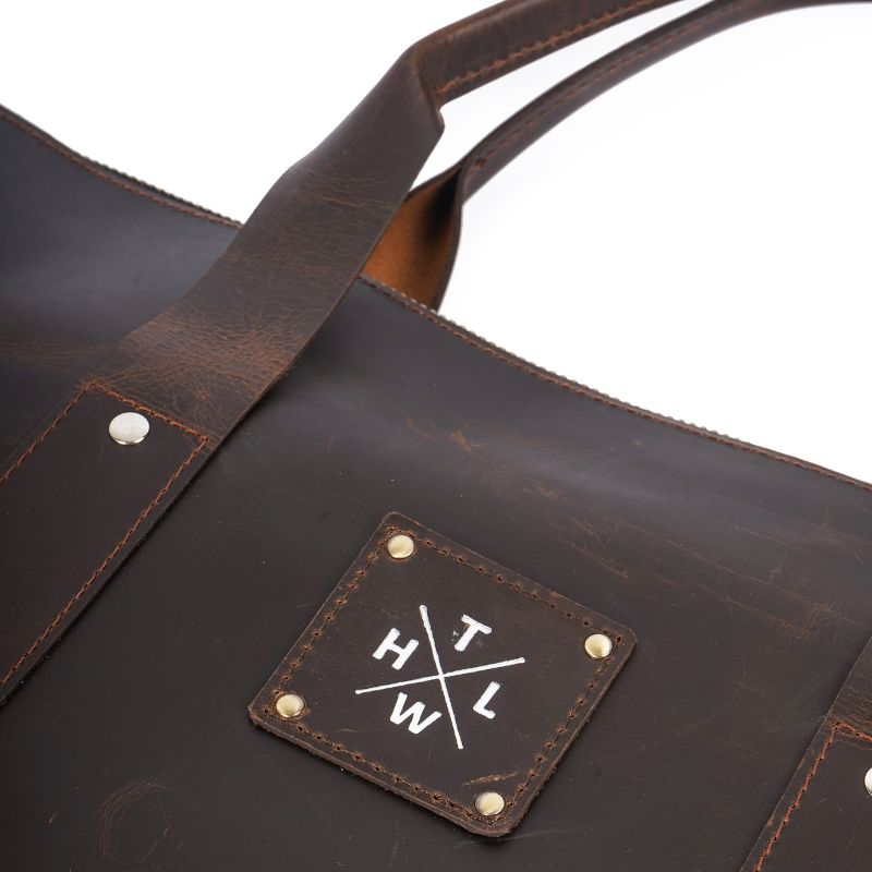 The Dark Walnut Heritage Leather Briefcase