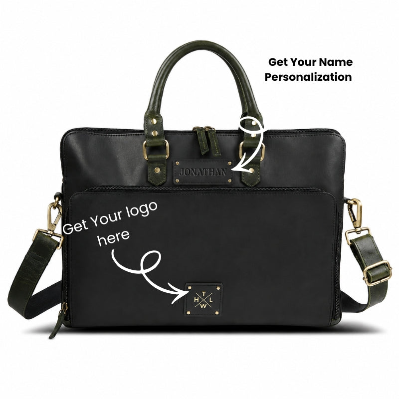 The Midnight Heritage Executive Leather Briefcase