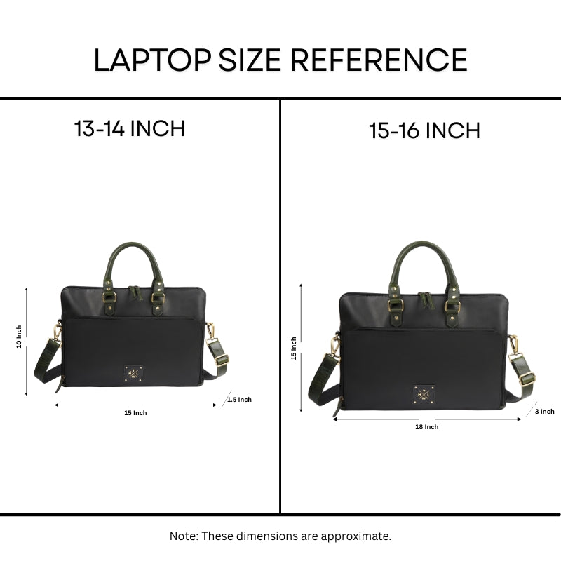 The Midnight Heritage Executive Leather Briefcase