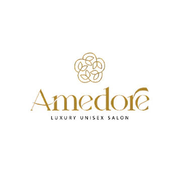Amedore Luxury Unisex Salon logo on a white background