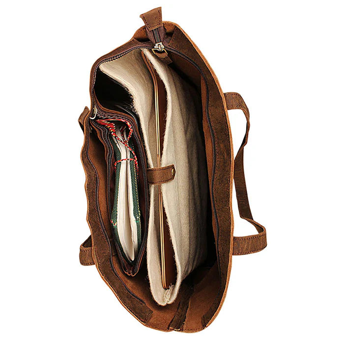 Brown Leather Handbag