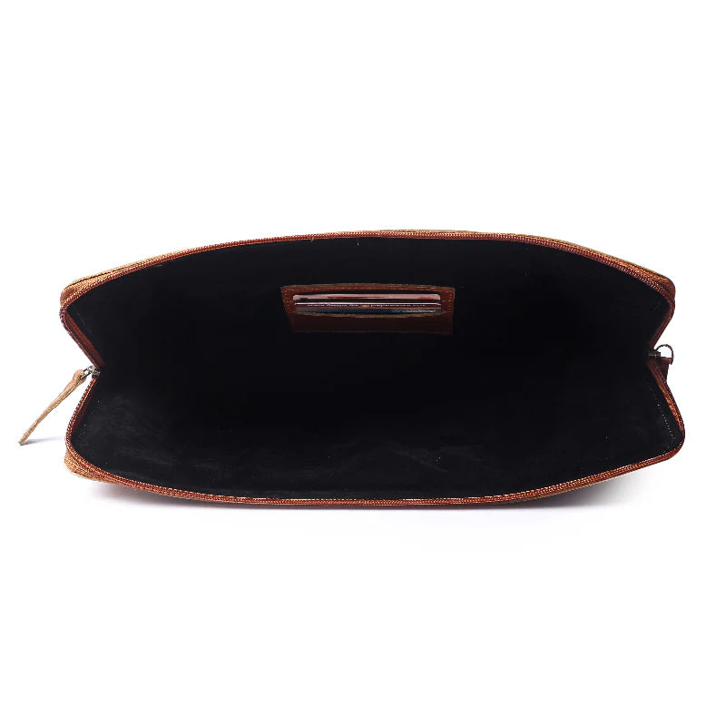 Island Bloom Leather Laptop
