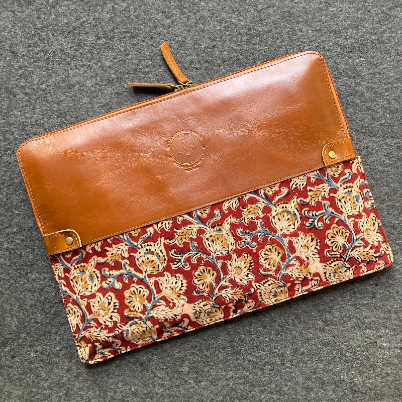 Island Bloom Leather Laptop