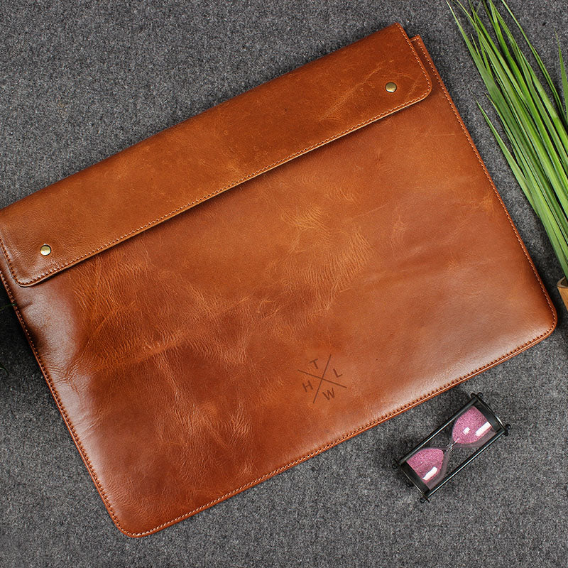 Snap Leather Sleeve 002