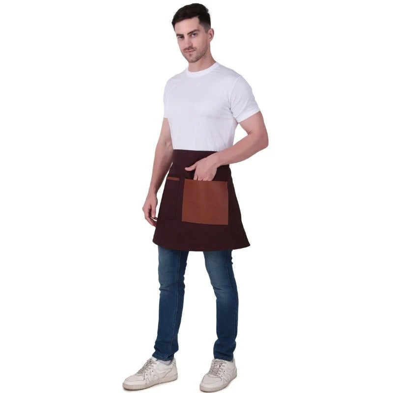 Dark Brown Waist Apron