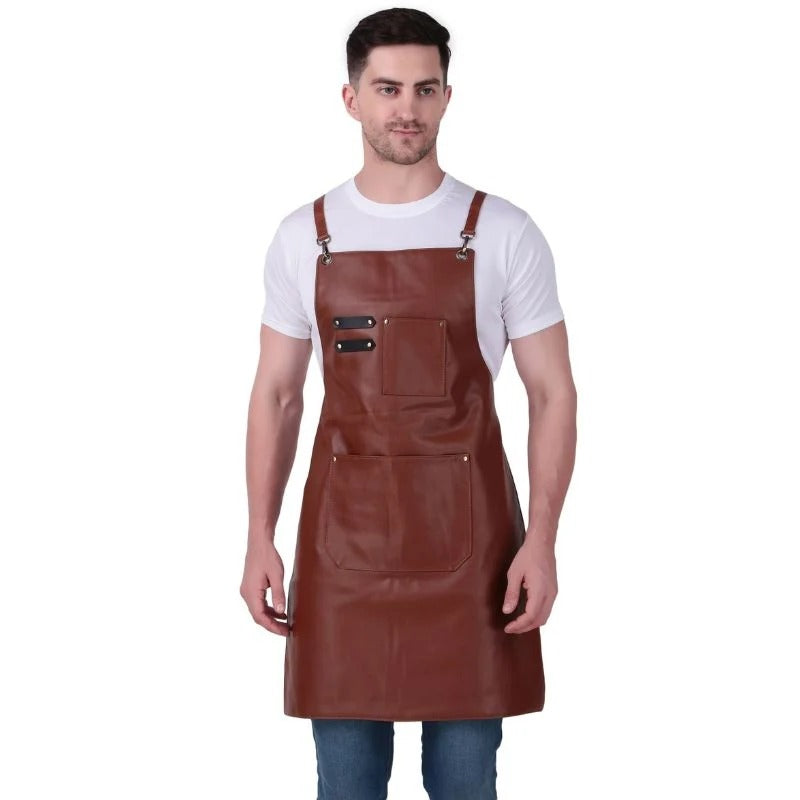 Brown Leather Apron