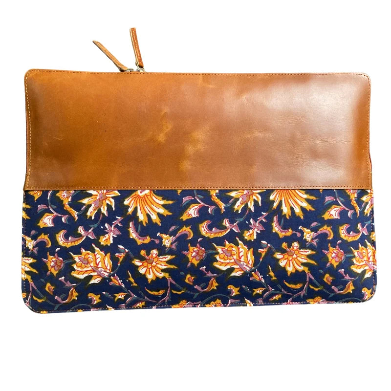 Island Bloom Leather Laptop