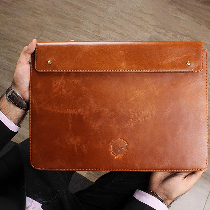 Snap Leather Sleeve 002
