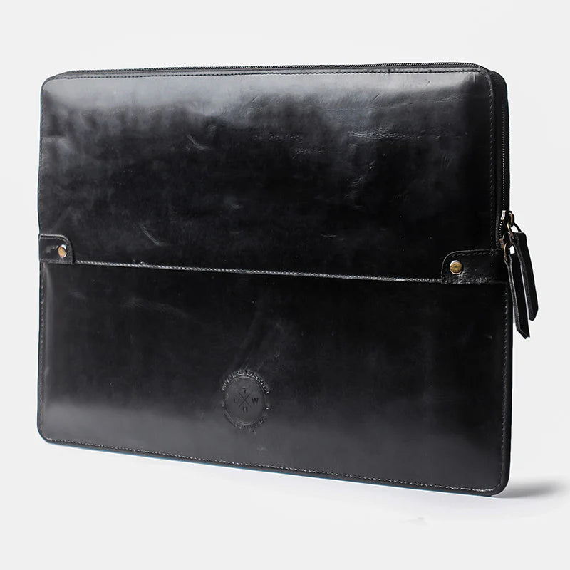 Dual Leather Laptop Sleeve