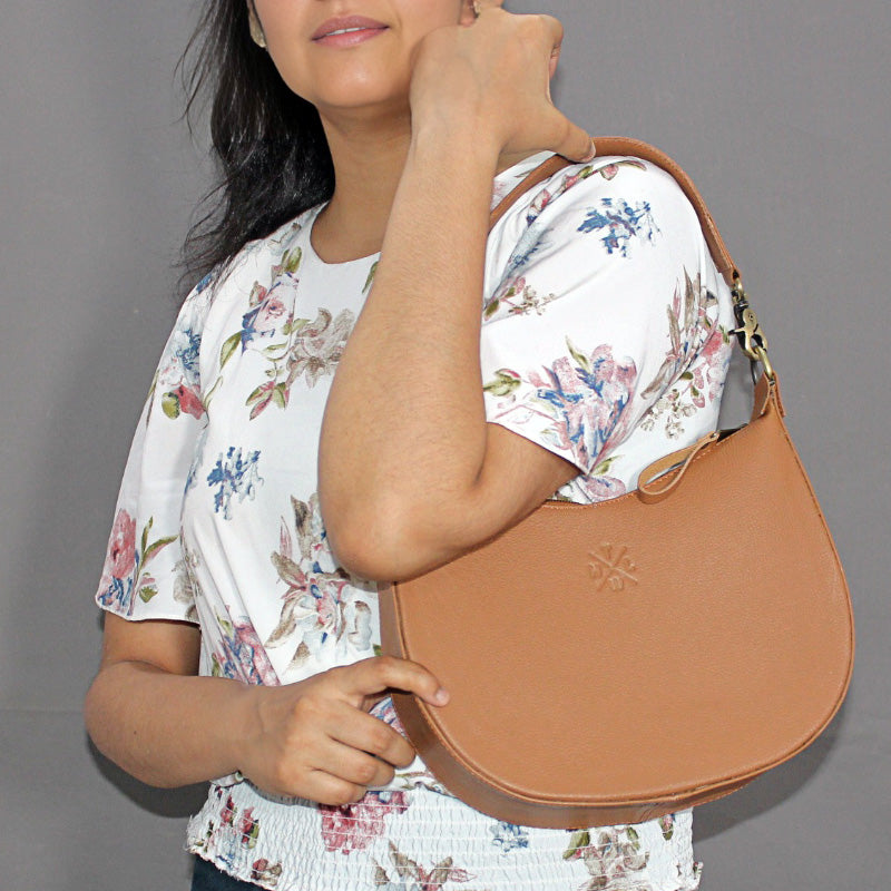 lifestyle image of personalized sling bag