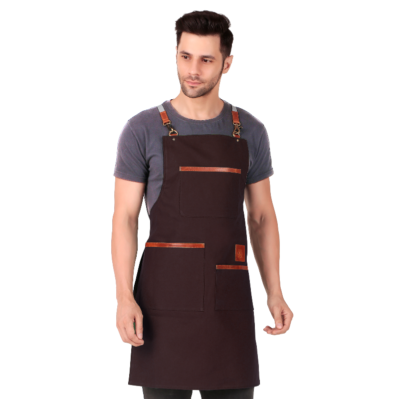 Brown Cooking Apron