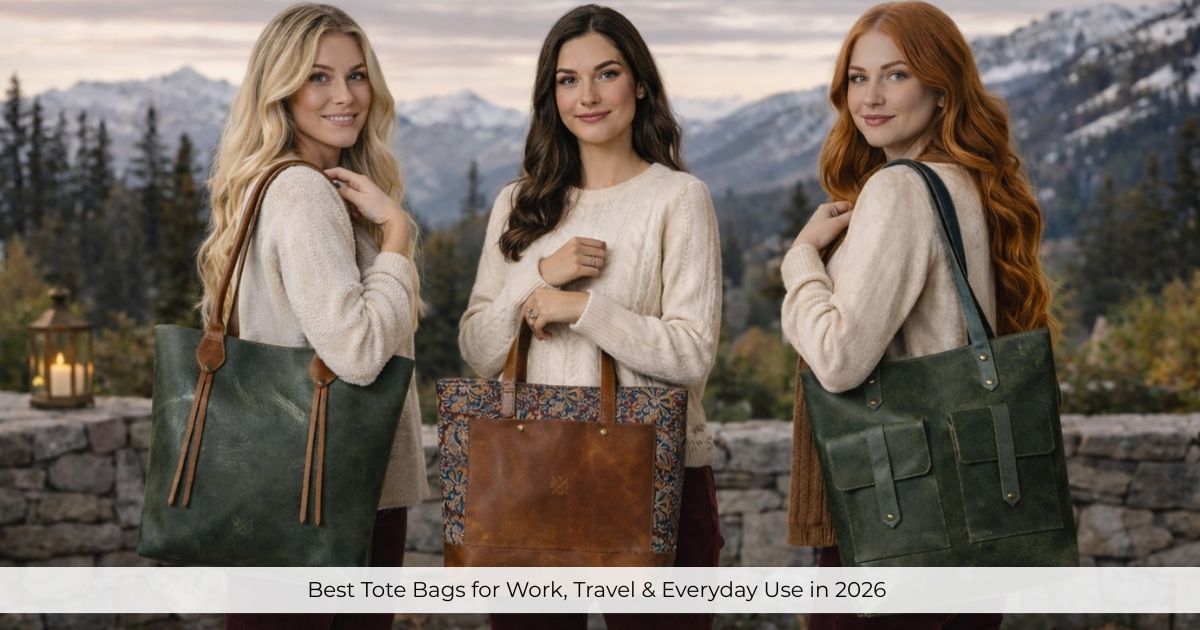 Best Tote Bags for Work, Travel & Everyday Use in 2026