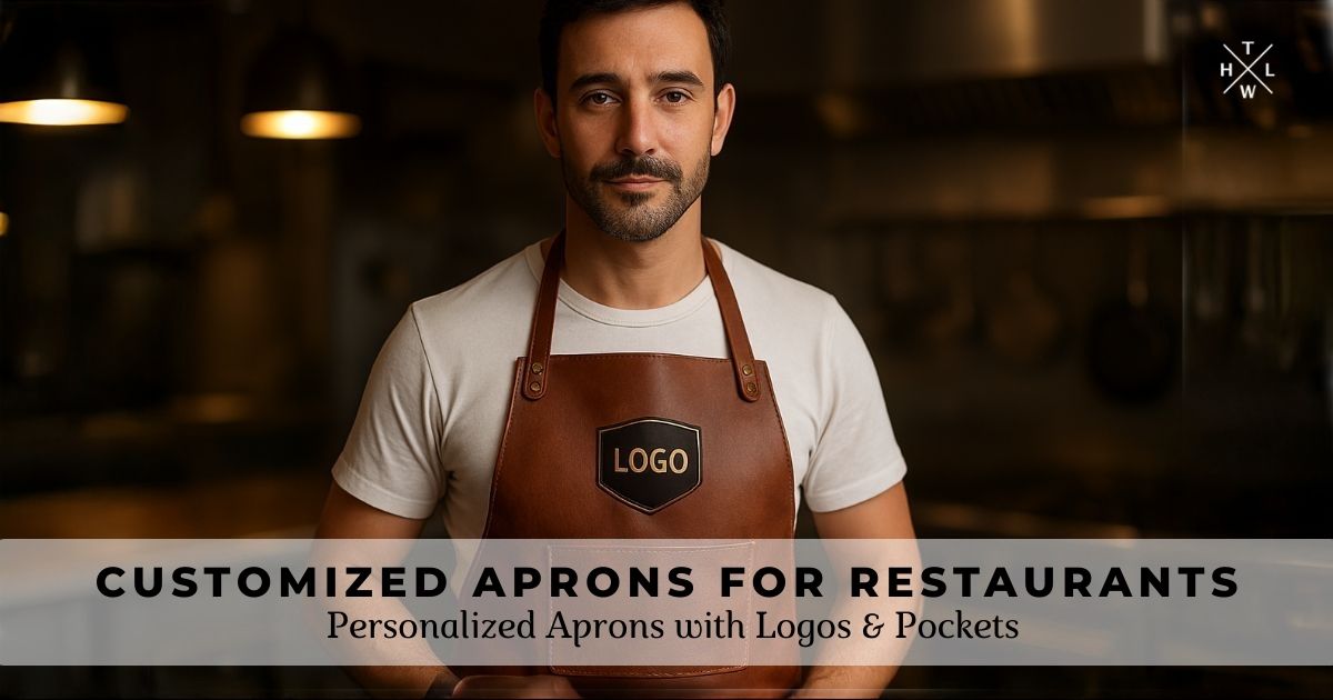 Customized Aprons for Restaurants Personalized Aprons with Logos & Pockets