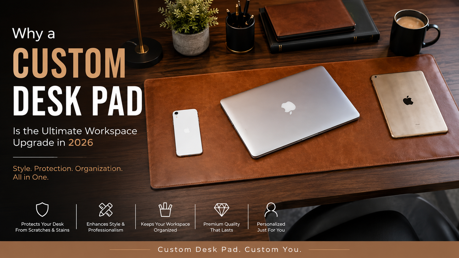 custom desk pad