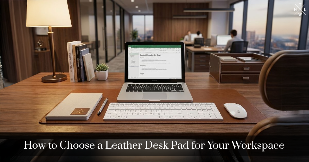 how to choose a leather desk pad