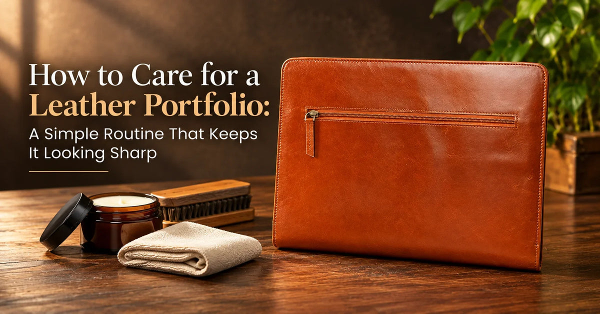 How to Care for a Leather Portfolio: A Simple Routine That Keeps It Looking Sharp