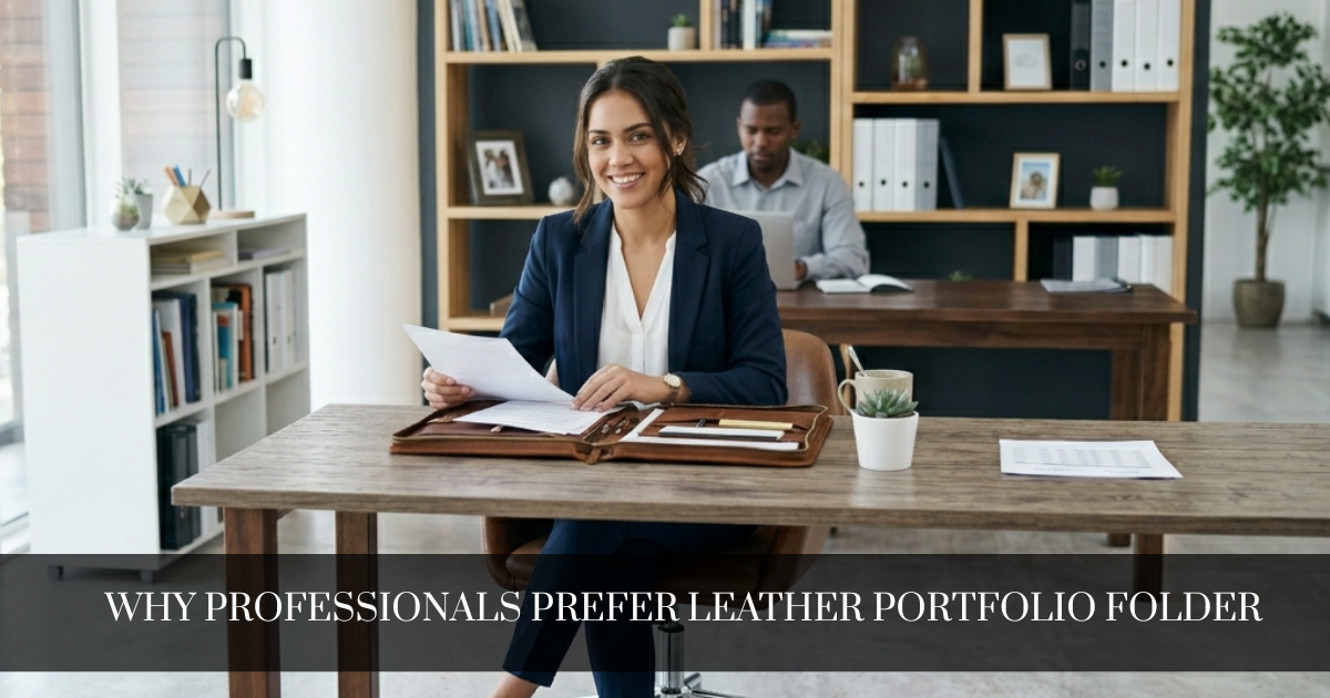 Why Professionals Prefer Leather Portfolio Folder